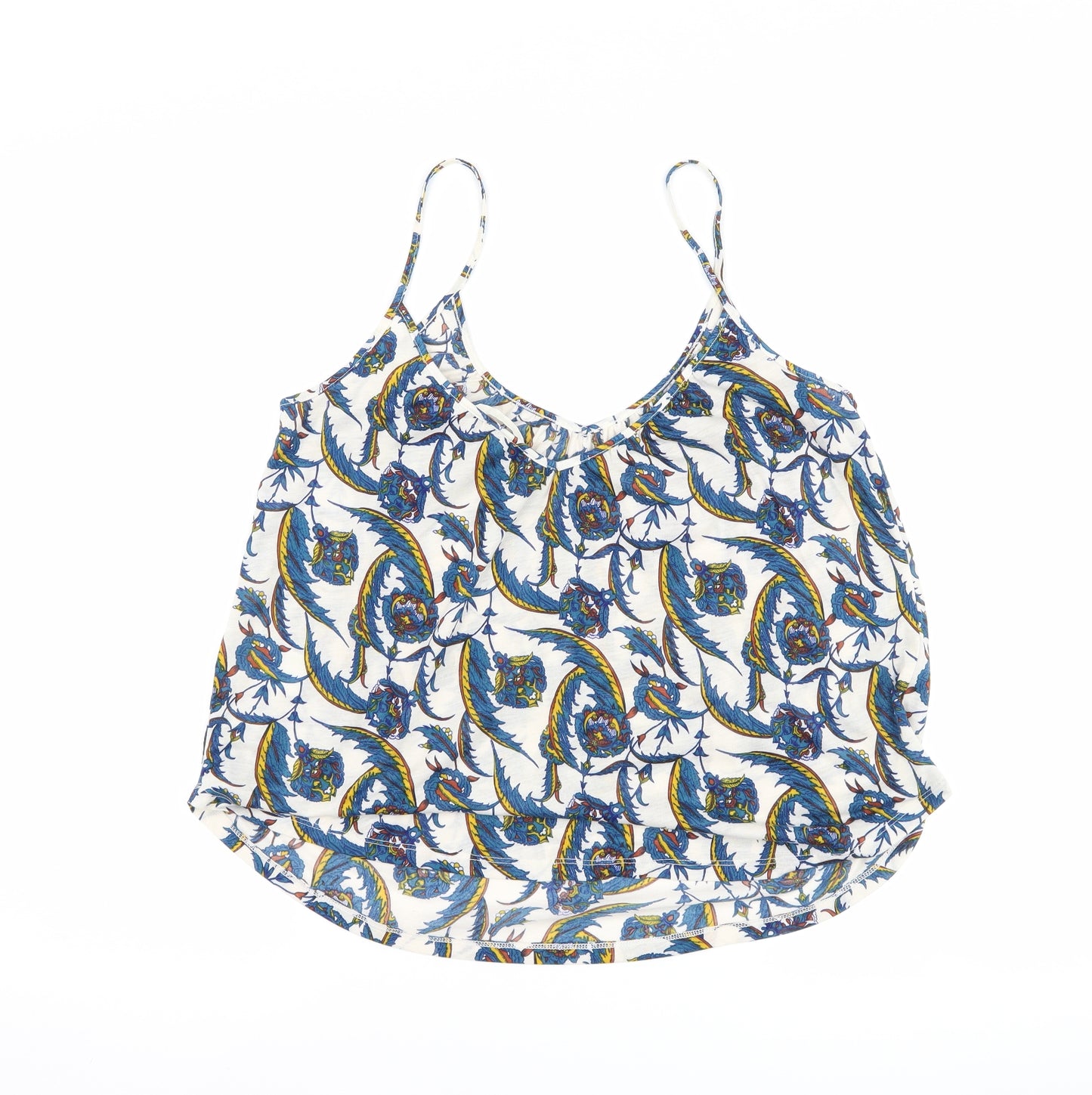 H&M Womens Blue Floral  Camisole Tank Size S
