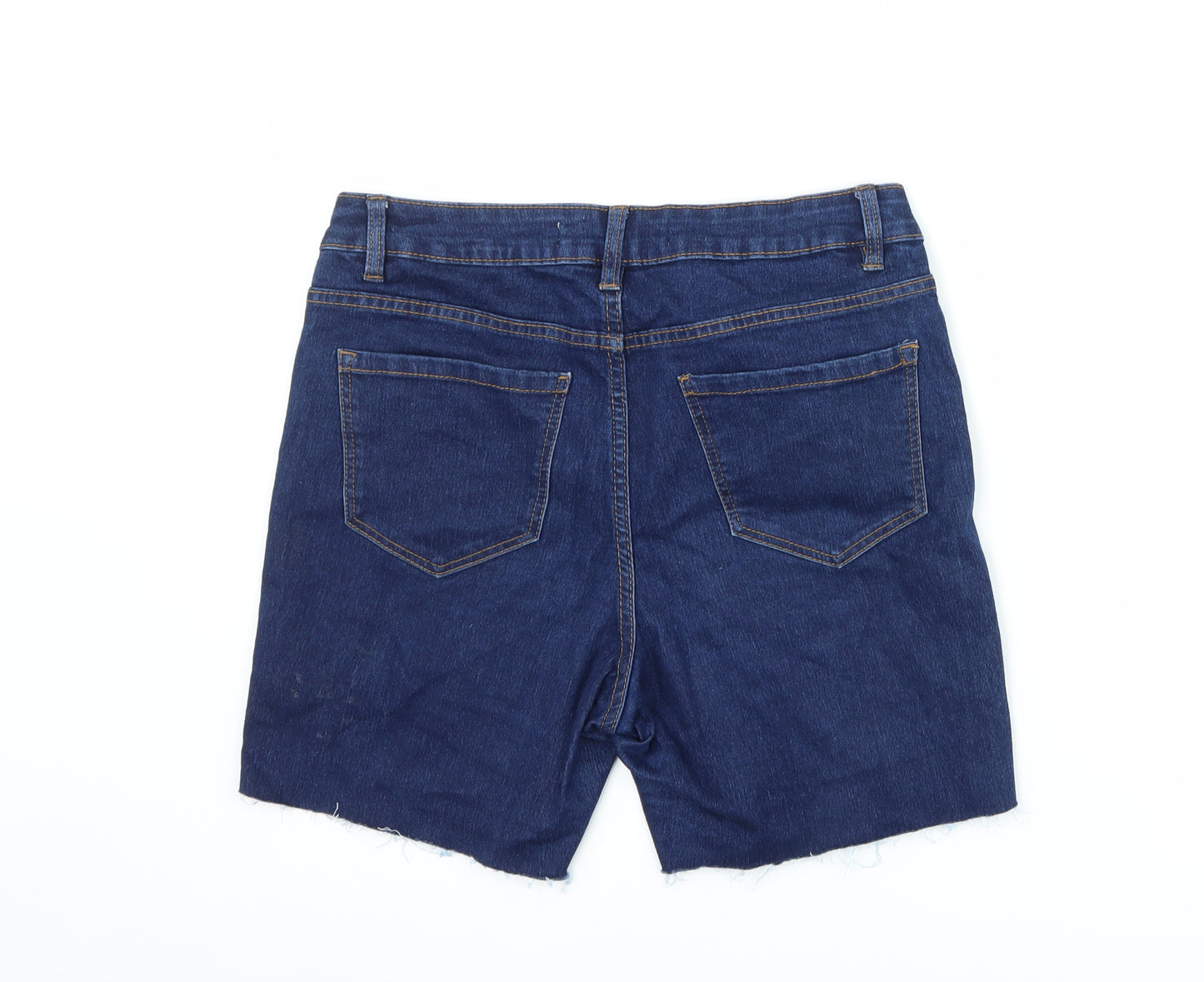 George Womens Blue  Denim Bermuda Shorts Size 12