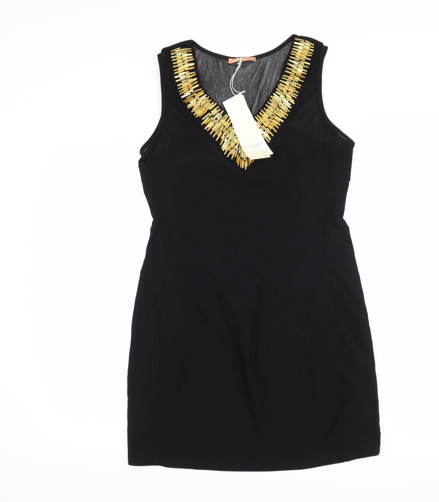 MYSE Womens Black   Bodycon  Size L