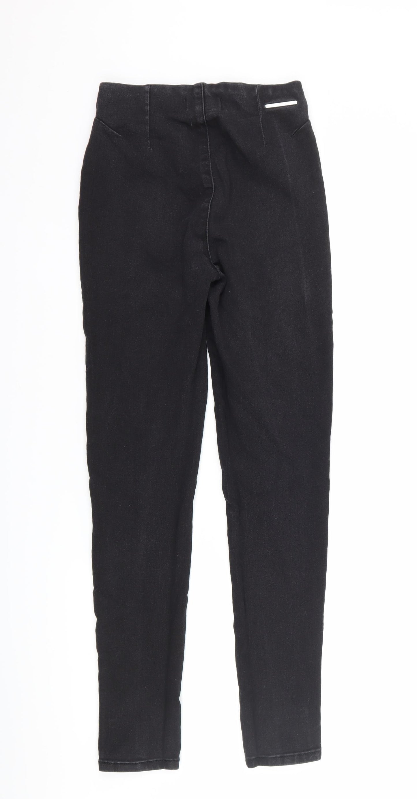 Lipsy Womens Black  Denim Skinny Jeans Size 8 L29 in