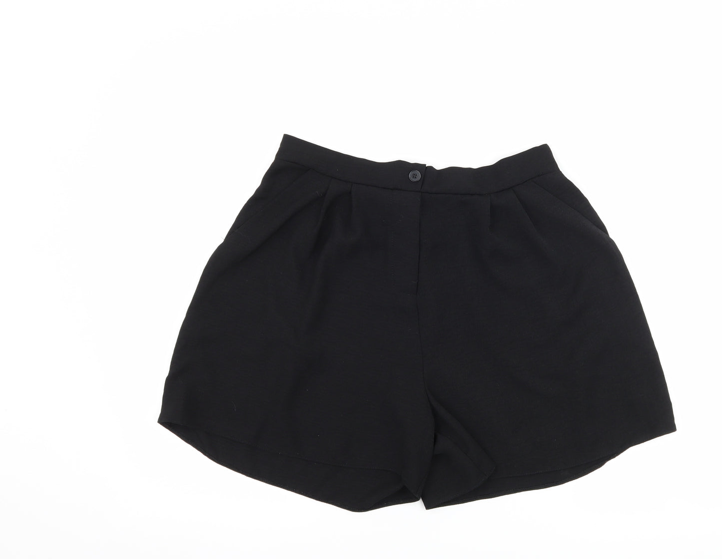 George Womens Black   Paperbag Shorts Size 12