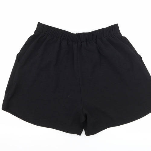 George Womens Black   Paperbag Shorts Size 12
