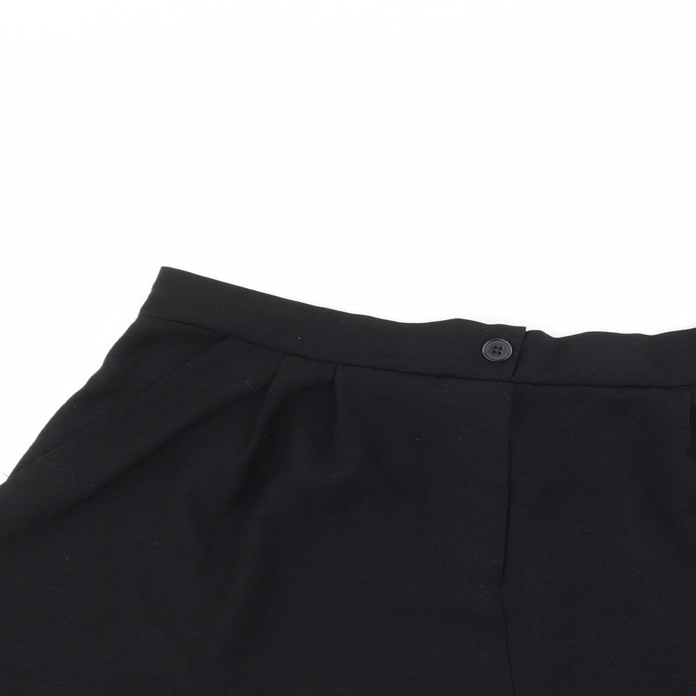 George Womens Black   Paperbag Shorts Size 12