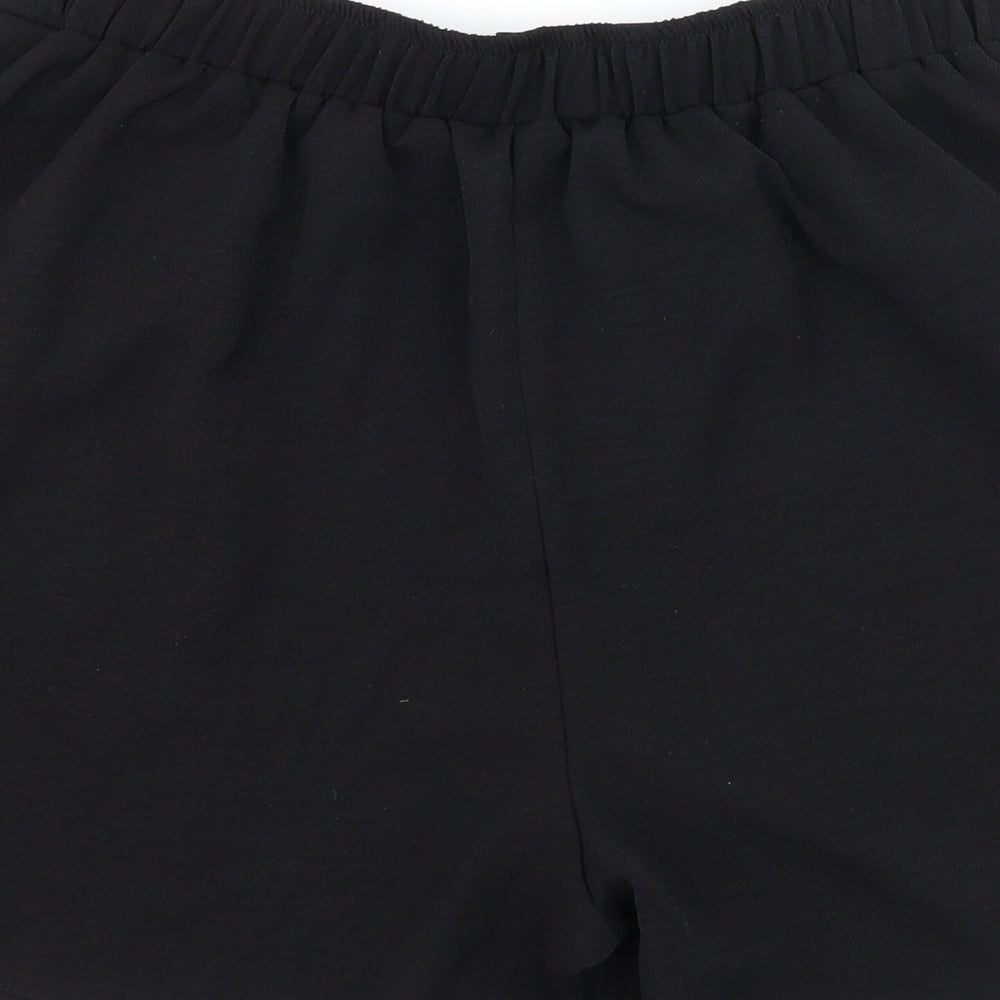 George Womens Black   Paperbag Shorts Size 12