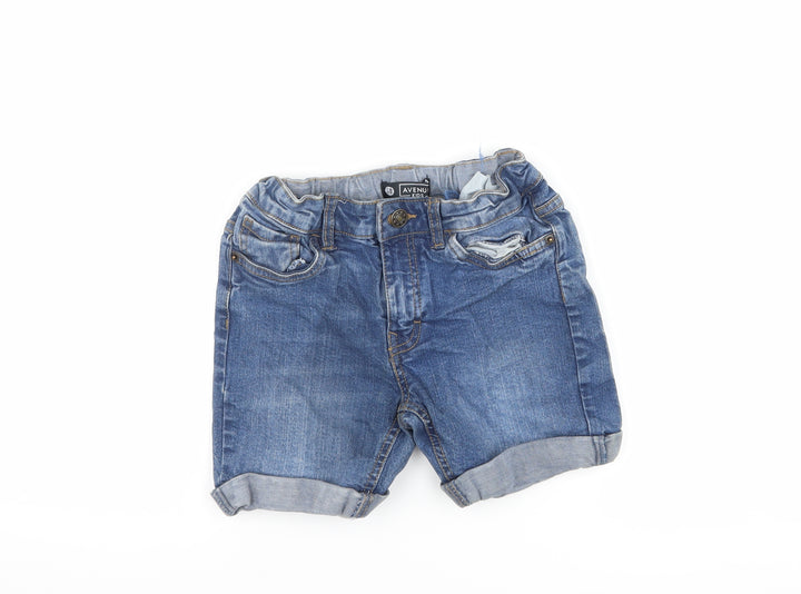 Avenue Boys Blue  Denim Bermuda Shorts Size 7-8 Years