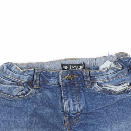 Avenue Boys Blue  Denim Bermuda Shorts Size 7-8 Years