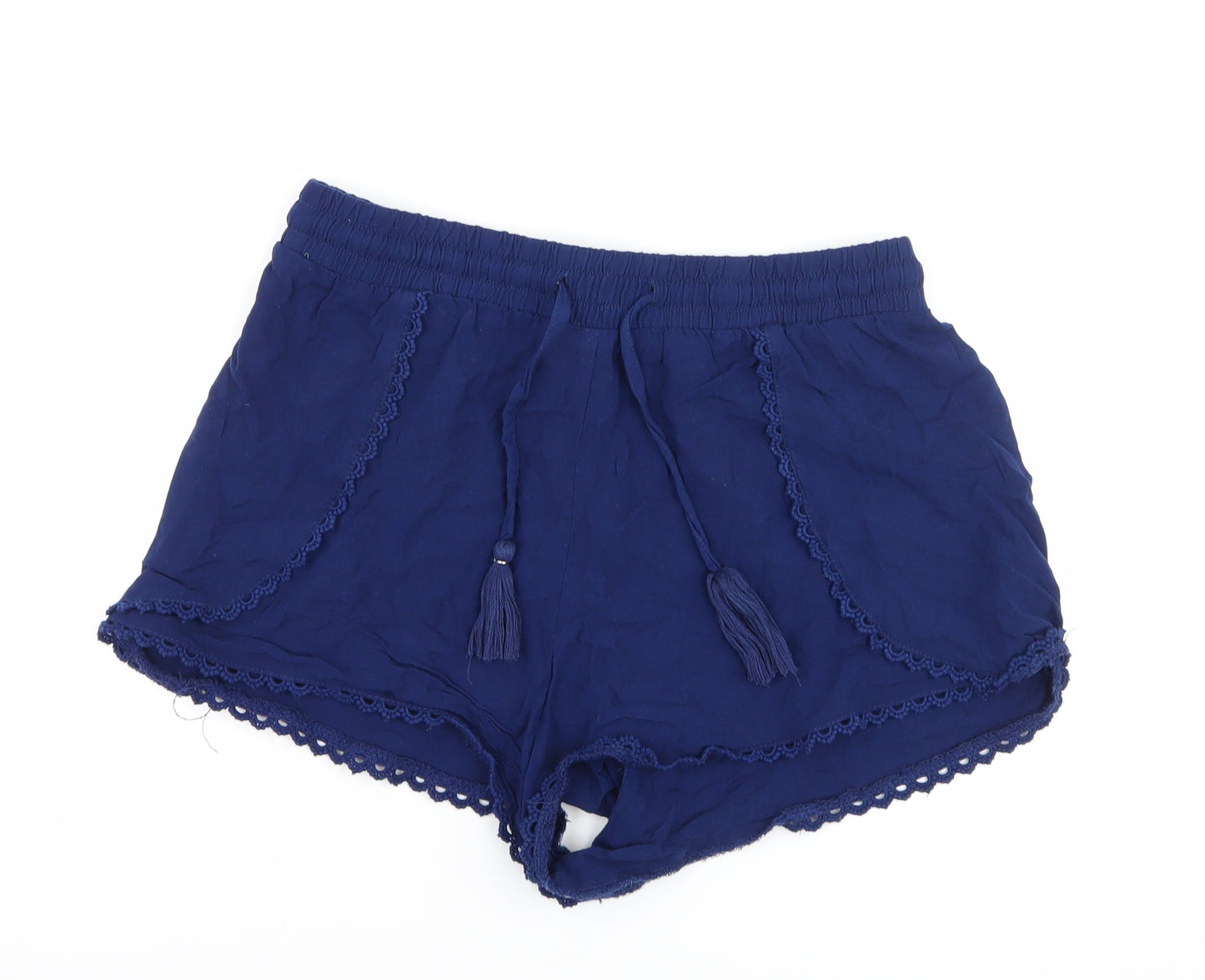 Primark Womens Blue   Hot Pants Shorts Size 10