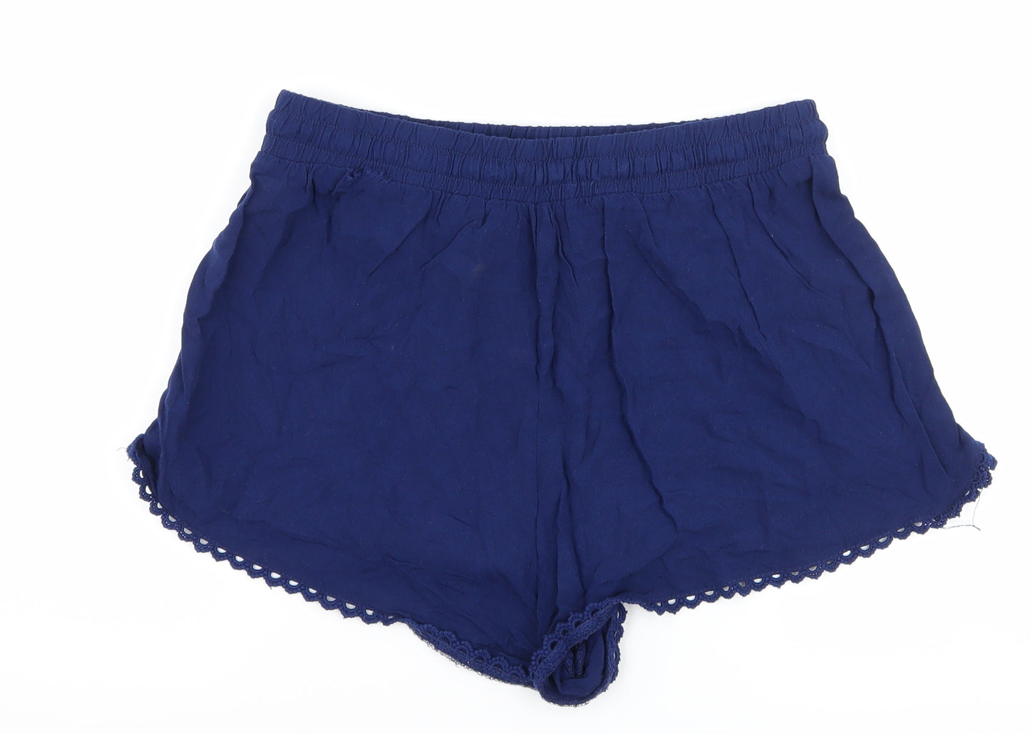 Primark Womens Blue   Hot Pants Shorts Size 10