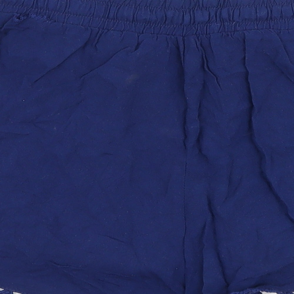 Primark Womens Blue   Hot Pants Shorts Size 10