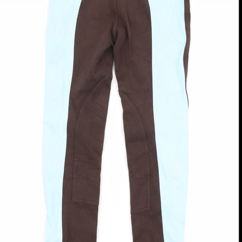 DECATHLON Girls Brown   Jegging Trousers Size 11-12 Years - Jodhpurs