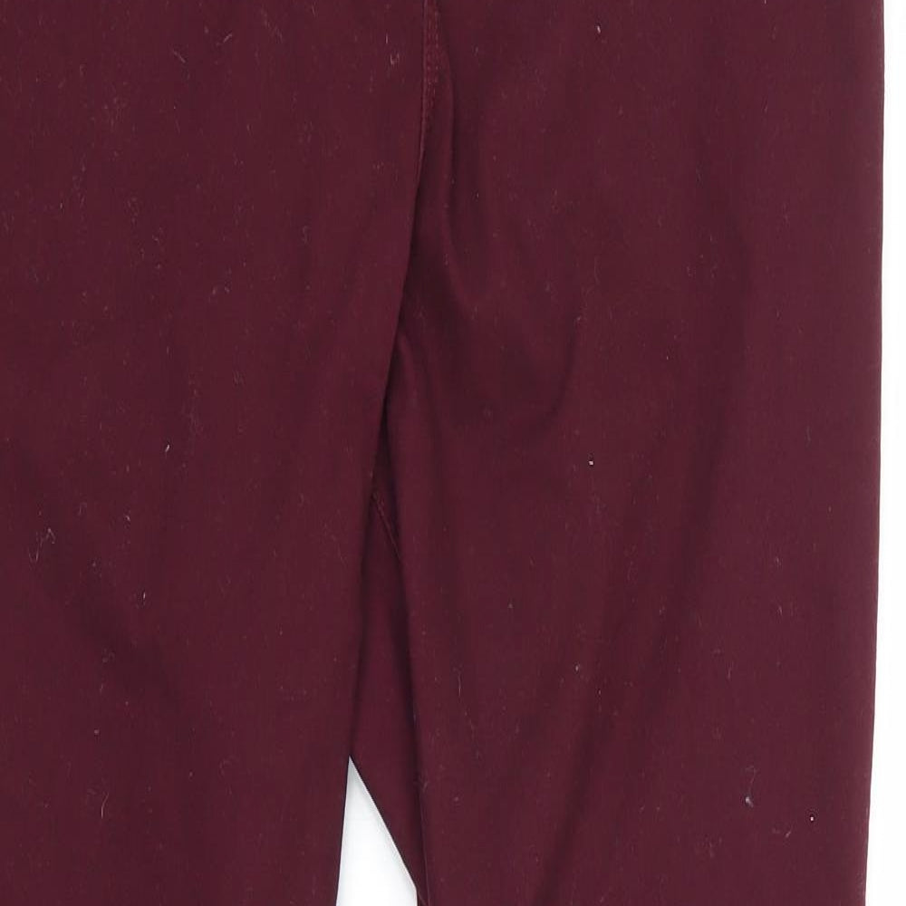 Matalan Womens Purple  Denim Jegging Jeans Size 16 L32 in