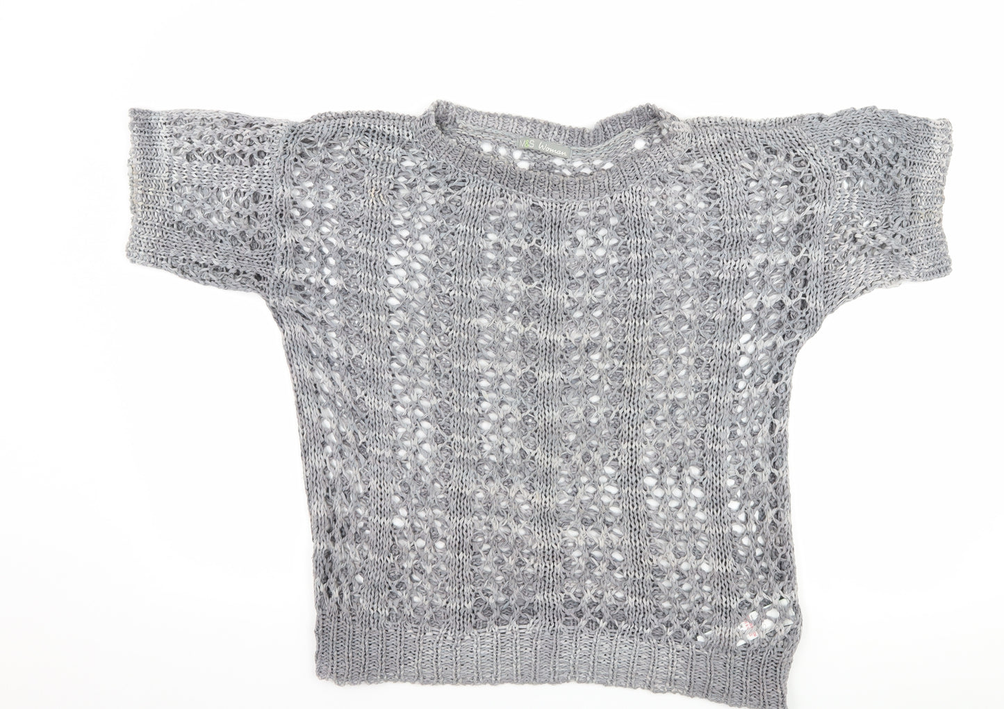 Marks and Spencer Womens Grey   Basic T-Shirt Size 12
