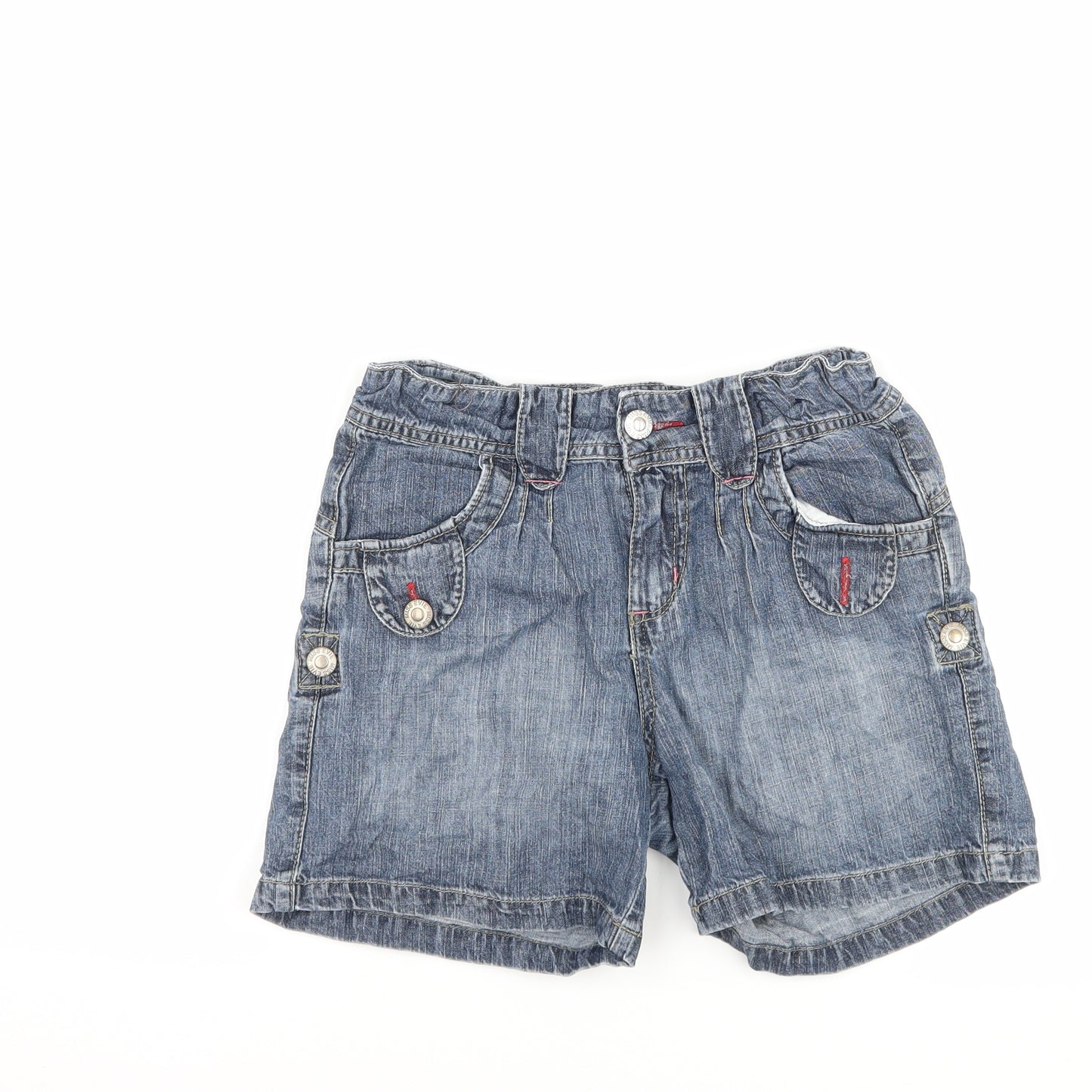 evie Girls Blue  Denim Bermuda Shorts Size 8-9 Years
