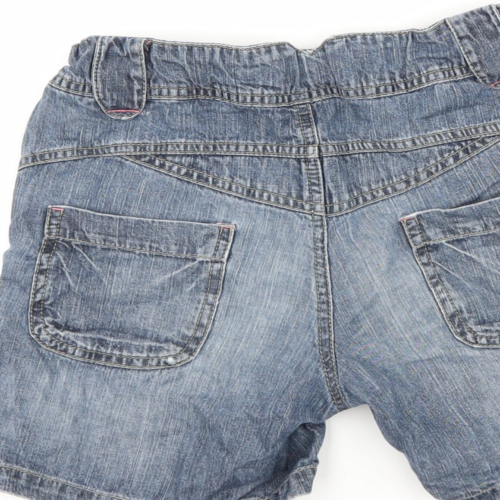 evie Girls Blue  Denim Bermuda Shorts Size 8-9 Years