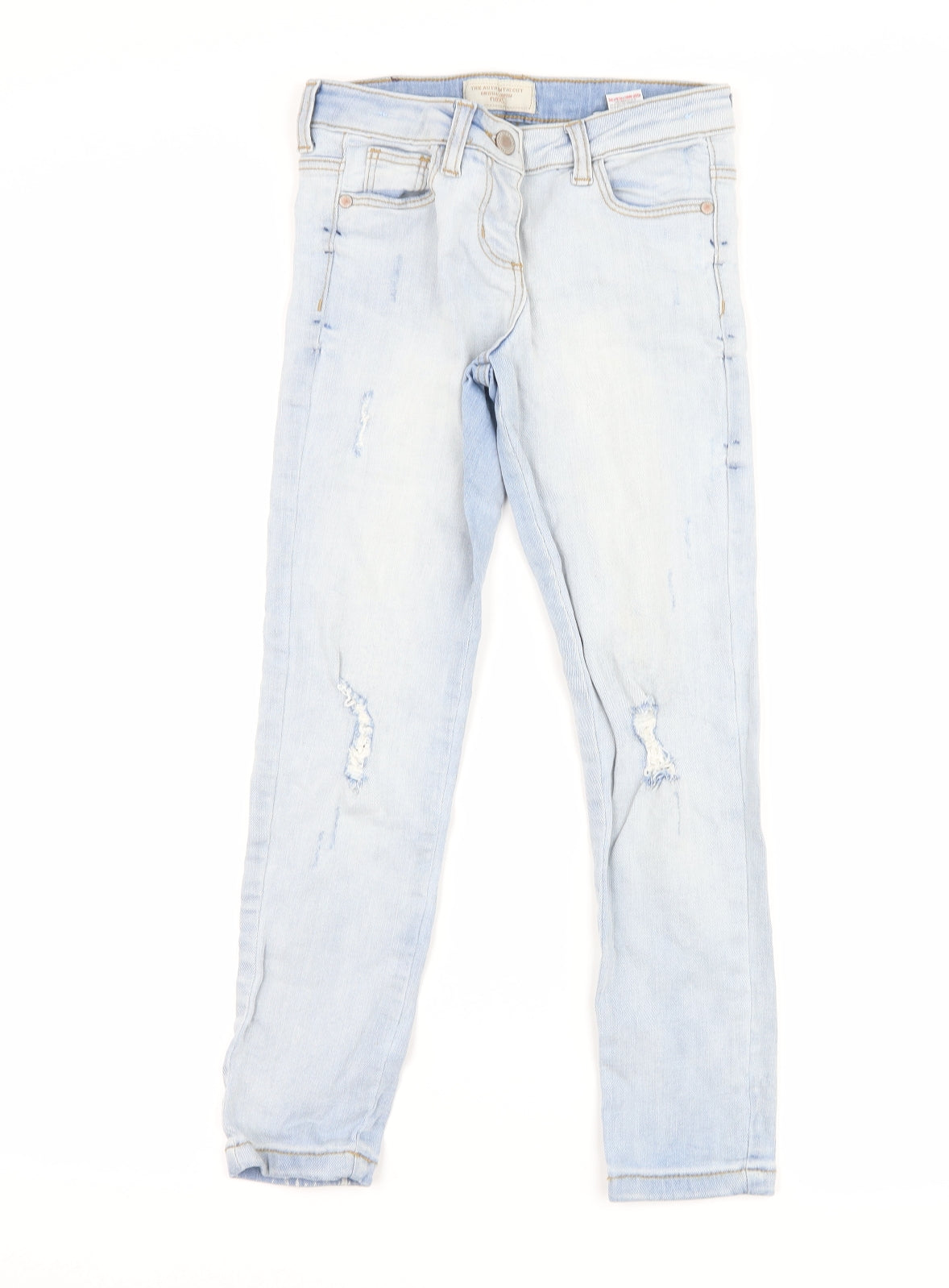 NEXT Girls Blue  Denim Straight Jeans Size 9 Years