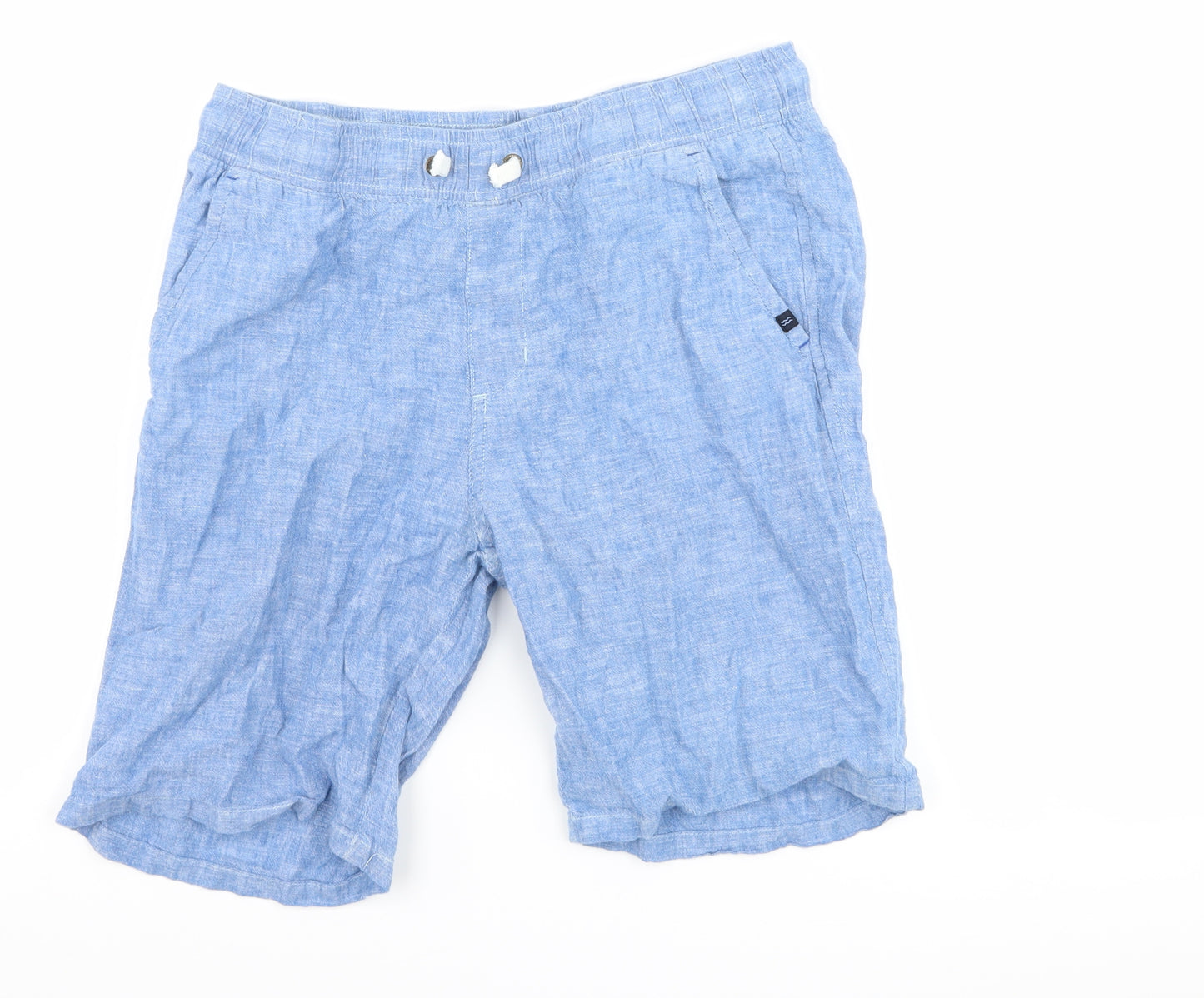 H&M Boys Blue   Bermuda Shorts Size 13-14 Years