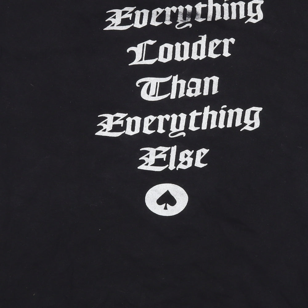 Fruit of the Loom Mens Black    T-Shirt Size 2XL
