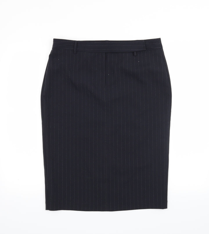 yen  Womens Blue   Straight & Pencil Skirt Size 14