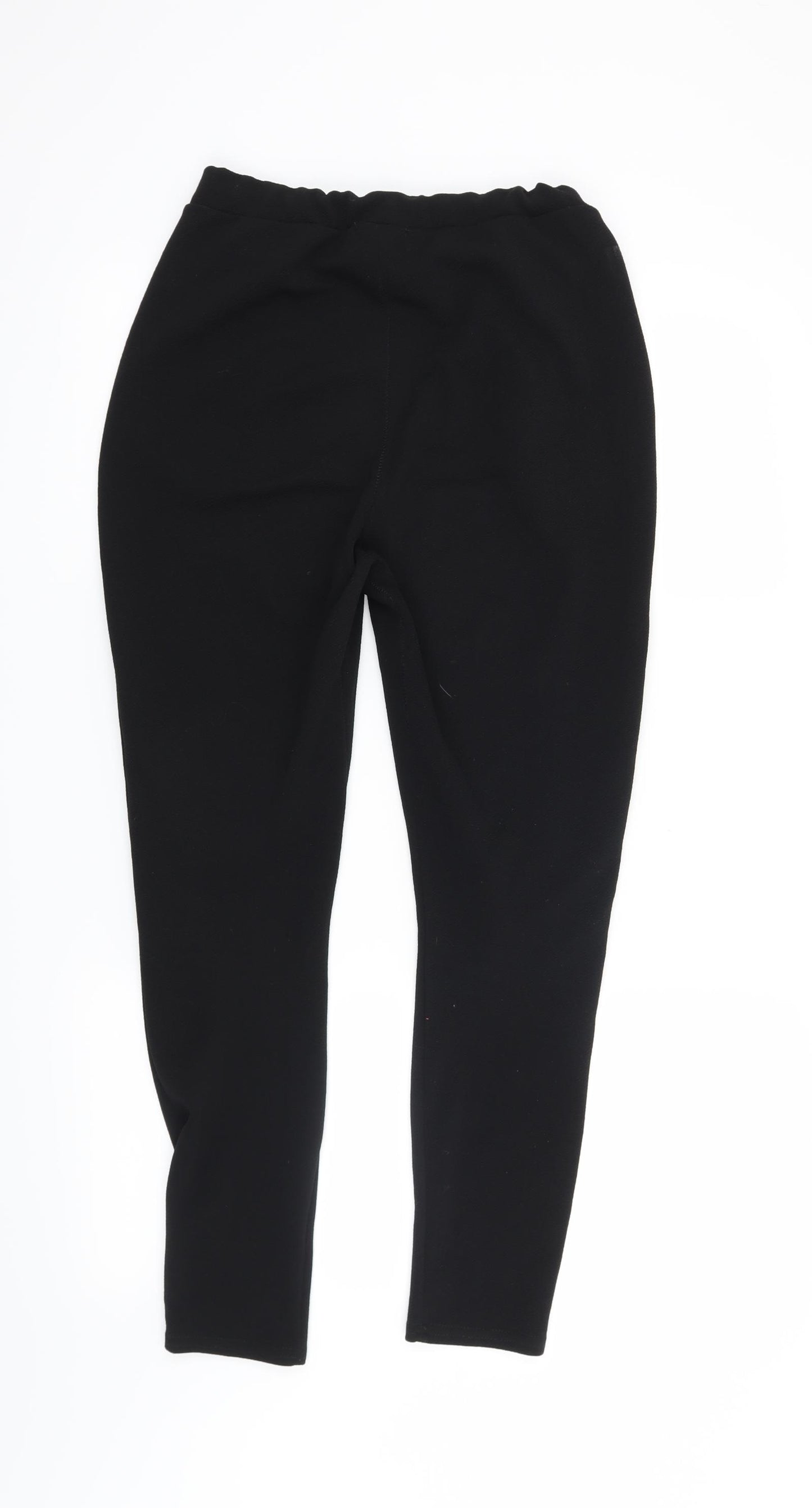 Boohoo Womens Black   Trousers  Size 10 L25 in