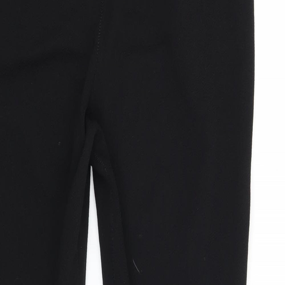 Boohoo Womens Black   Trousers  Size 10 L25 in