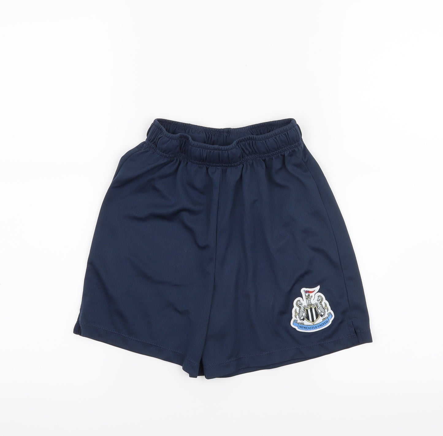 Newcastle United Boys Blue   Sweat Shorts Size 7-8 Years