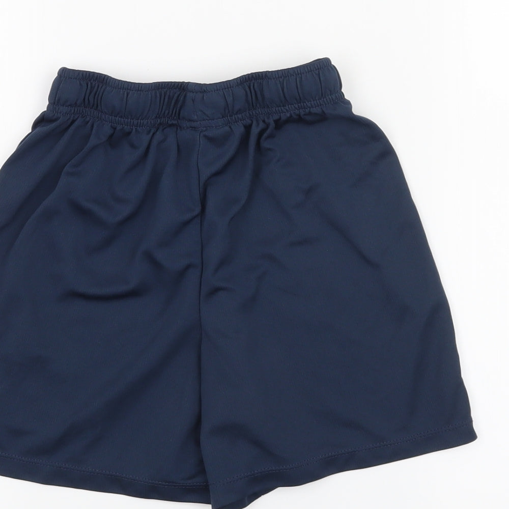 Newcastle United Boys Blue   Sweat Shorts Size 7-8 Years