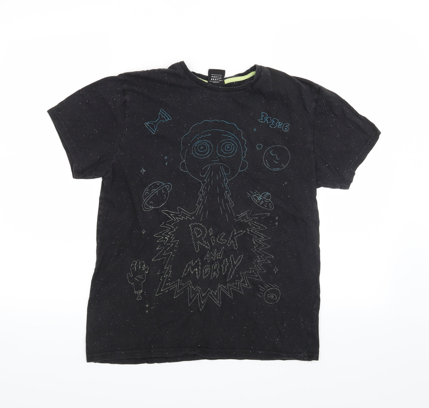 Primark Boys Black   Basic T-Shirt Size S