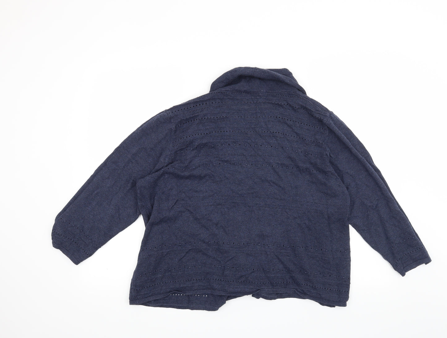 Classic Womens Blue   Cardigan Jumper Size 18
