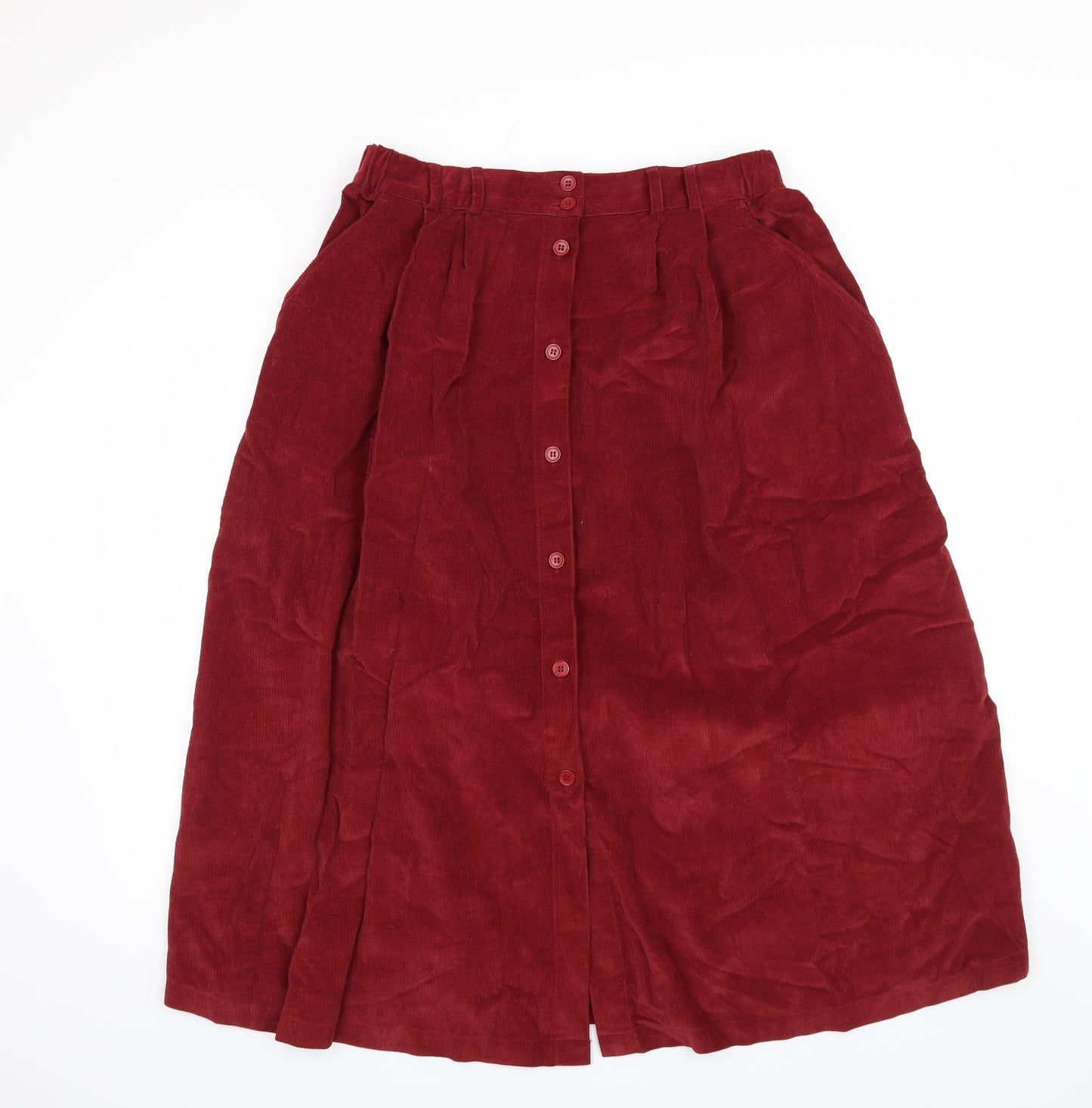 Damart Womens Red   A-Line Skirt Size 16