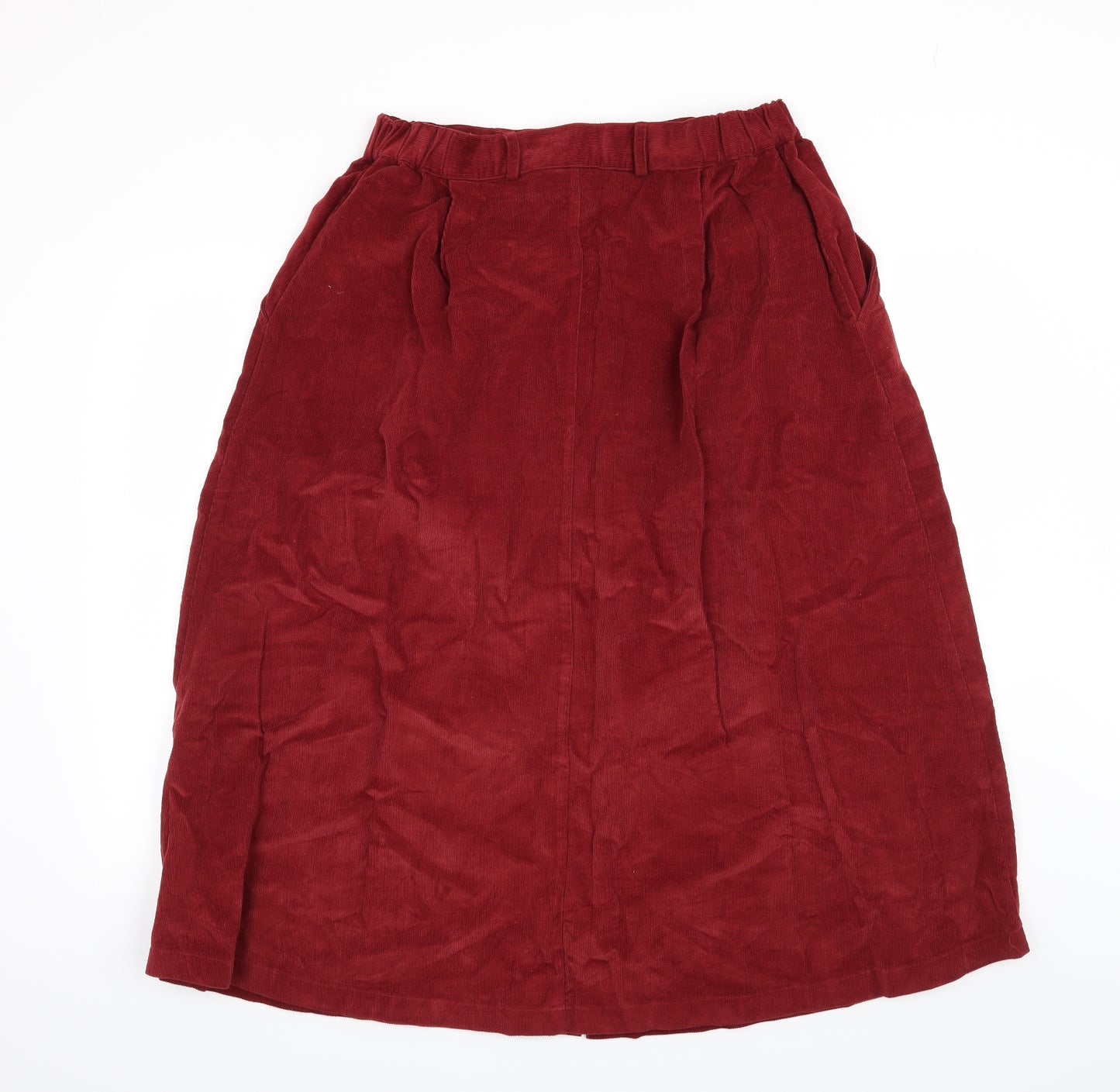 Damart Womens Red   A-Line Skirt Size 16
