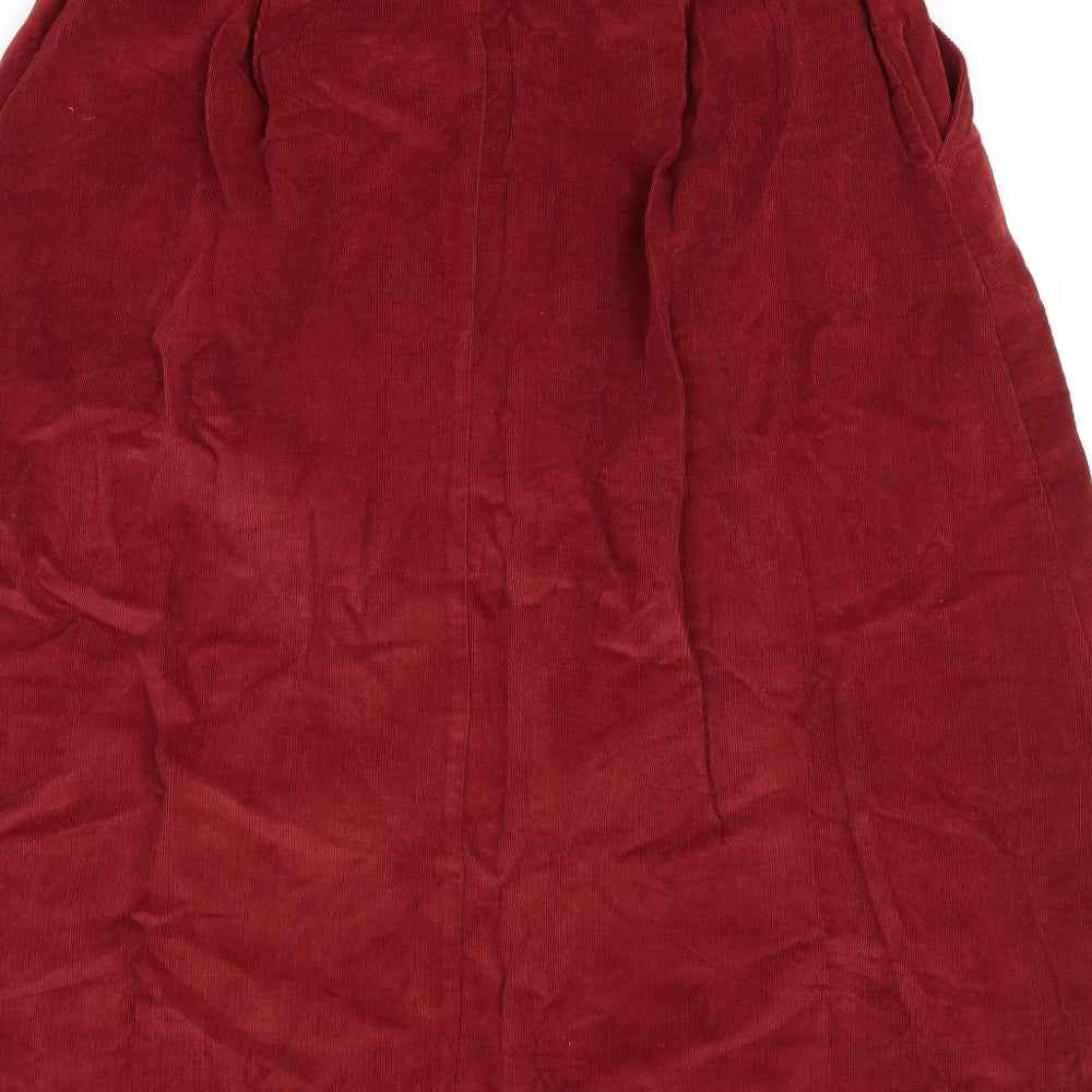 Damart Womens Red   A-Line Skirt Size 16