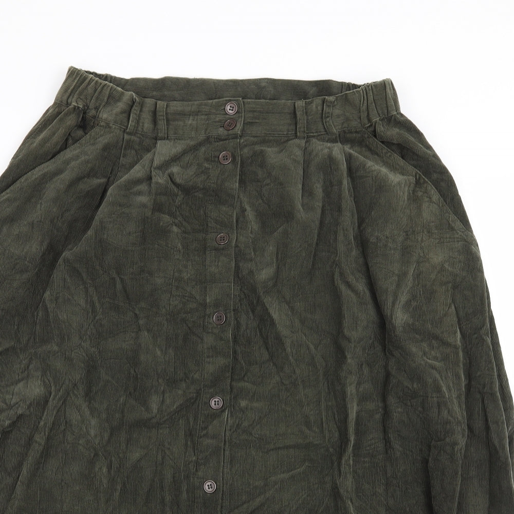 Damart Womens Green   A-Line Skirt Size 18