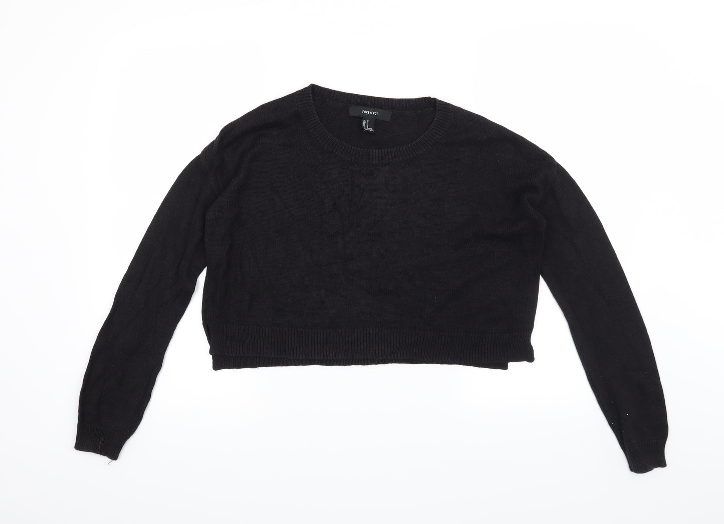 FOREVER 21 Womens Black   Pullover Jumper Size M