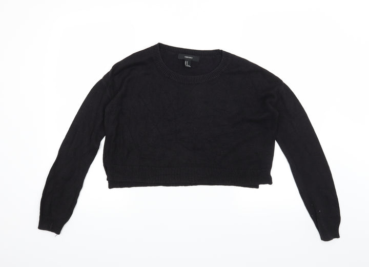 FOREVER 21 Womens Black   Pullover Jumper Size M