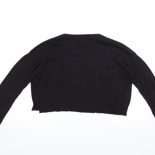 FOREVER 21 Womens Black   Pullover Jumper Size M