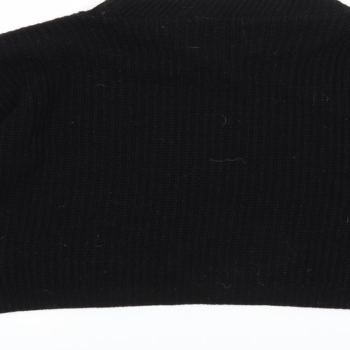Boohoo Womens Black   Pullover Jumper Size M