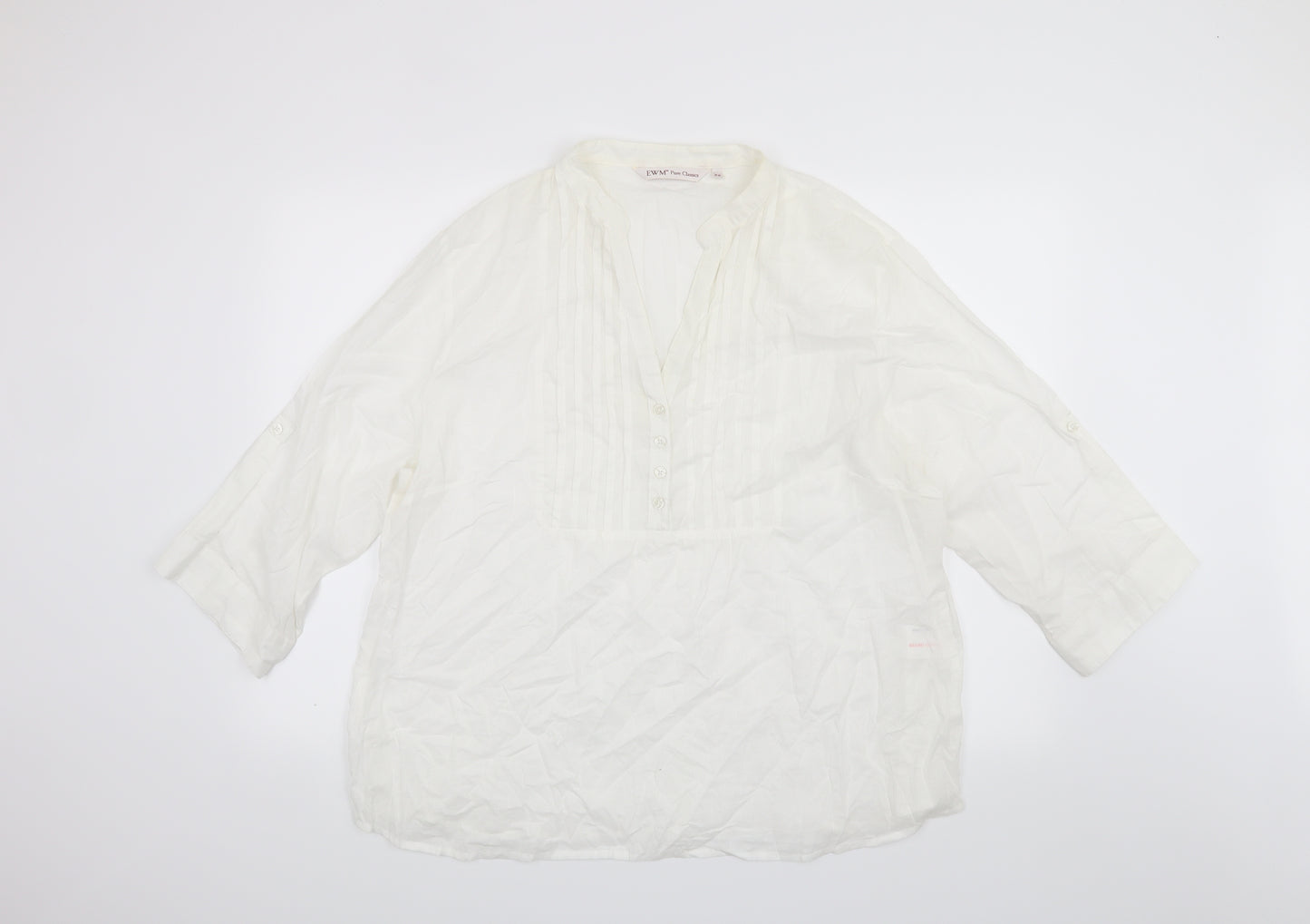 EWM Womens White   Basic Blouse Size 22