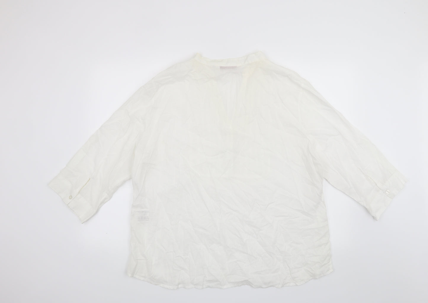 EWM Womens White   Basic Blouse Size 22