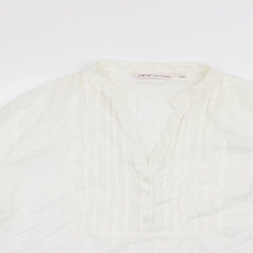 EWM Womens White   Basic Blouse Size 22
