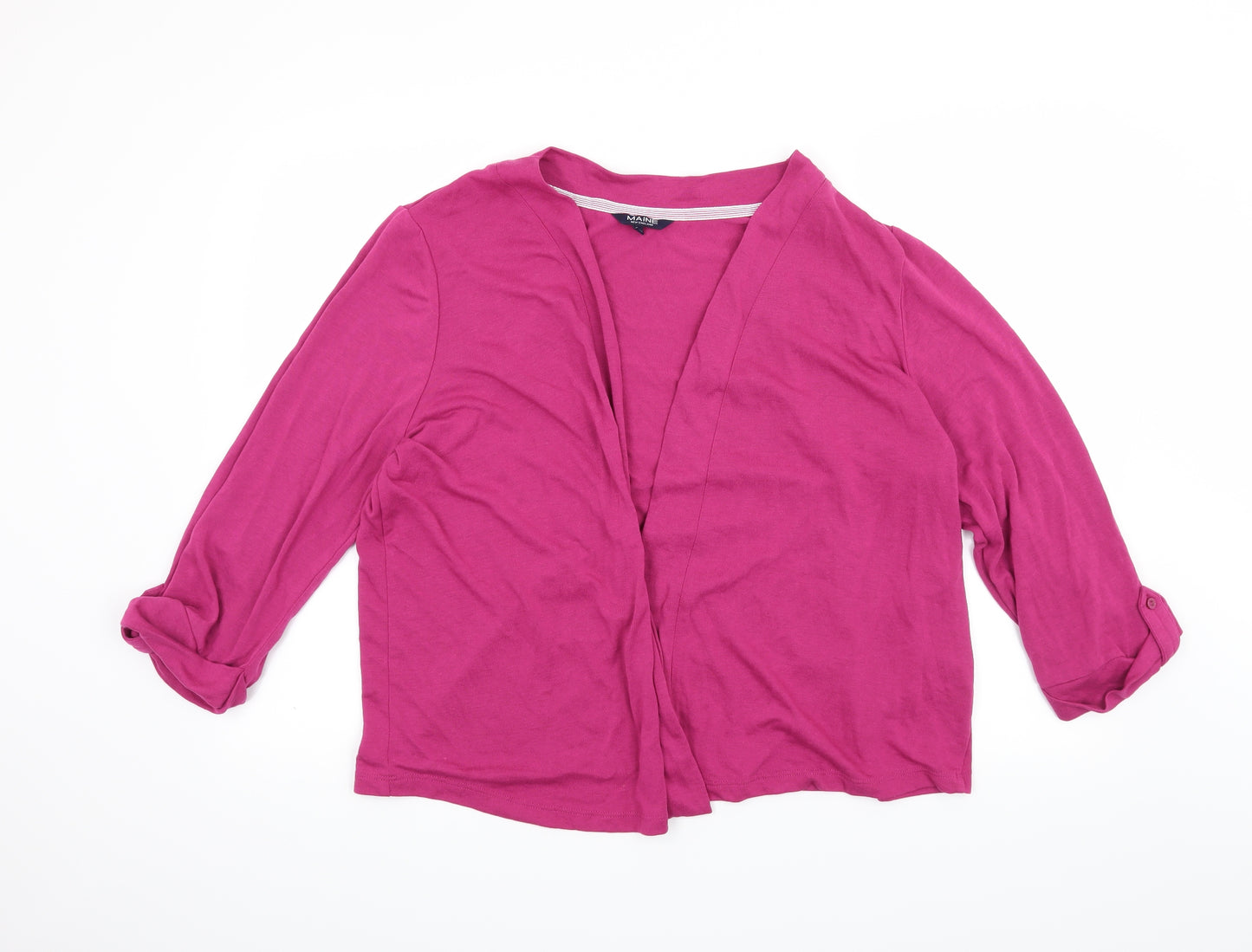 Maine Womens Pink   Cardigan Jumper Size 22