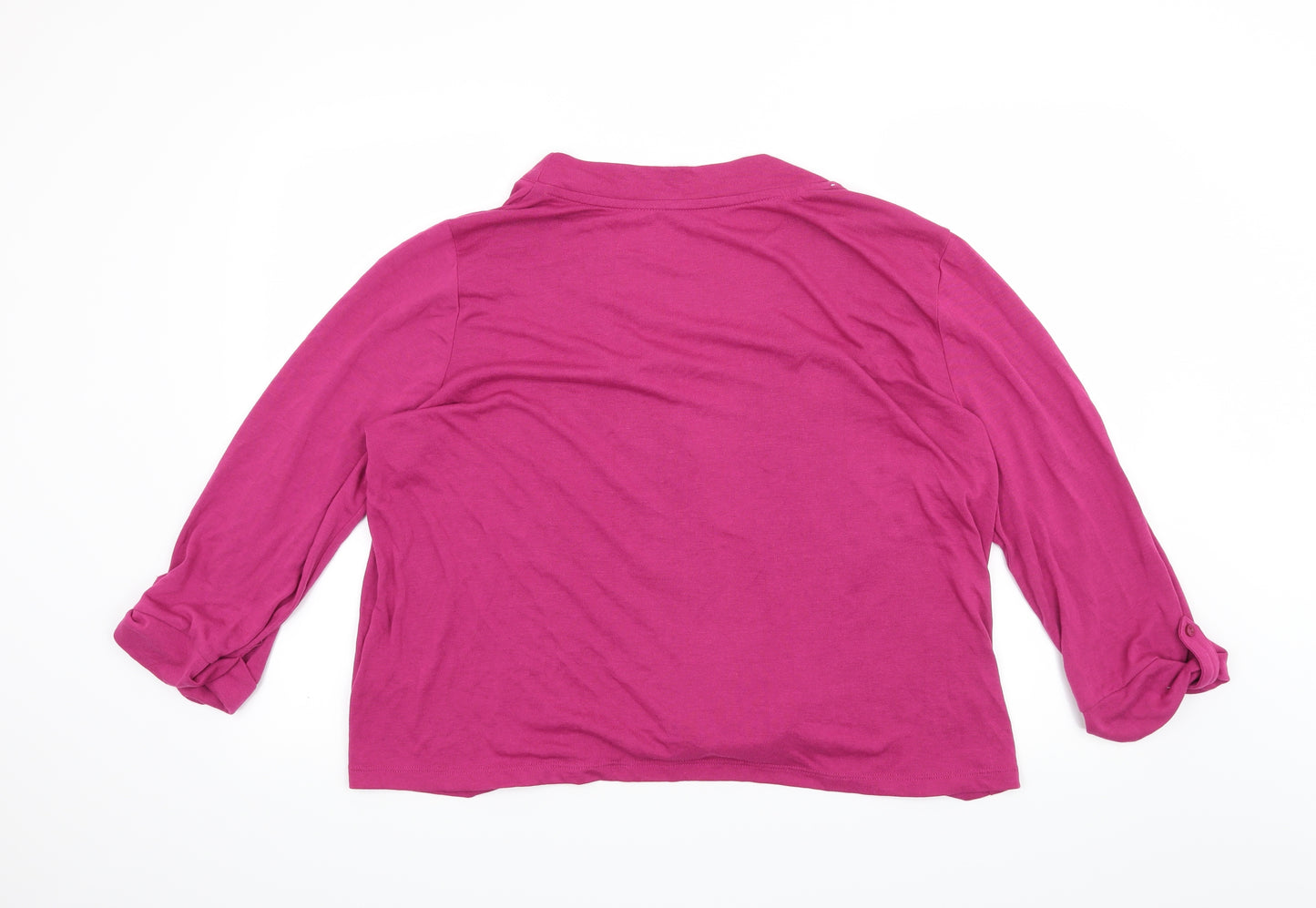 Maine Womens Pink   Cardigan Jumper Size 22
