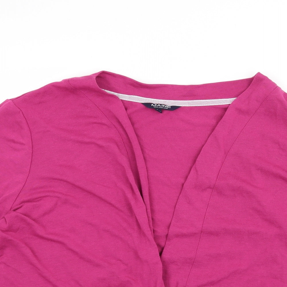 Maine Womens Pink   Cardigan Jumper Size 22
