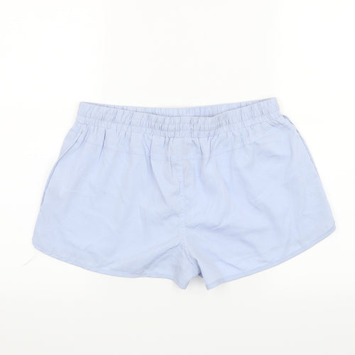 Denim & Co. Womens Blue   Sweat Shorts Size 10