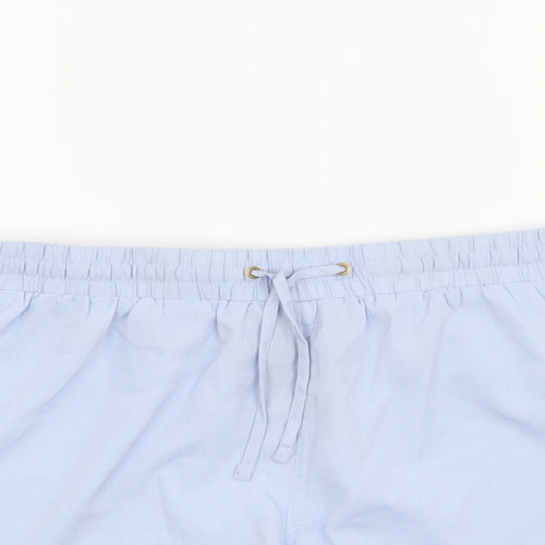 Denim & Co. Womens Blue   Sweat Shorts Size 10
