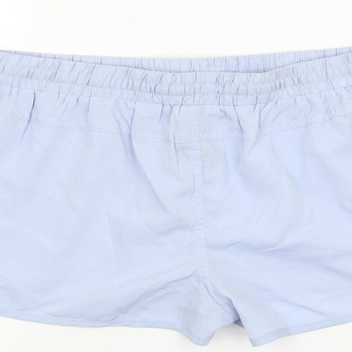 Denim & Co. Womens Blue   Sweat Shorts Size 10