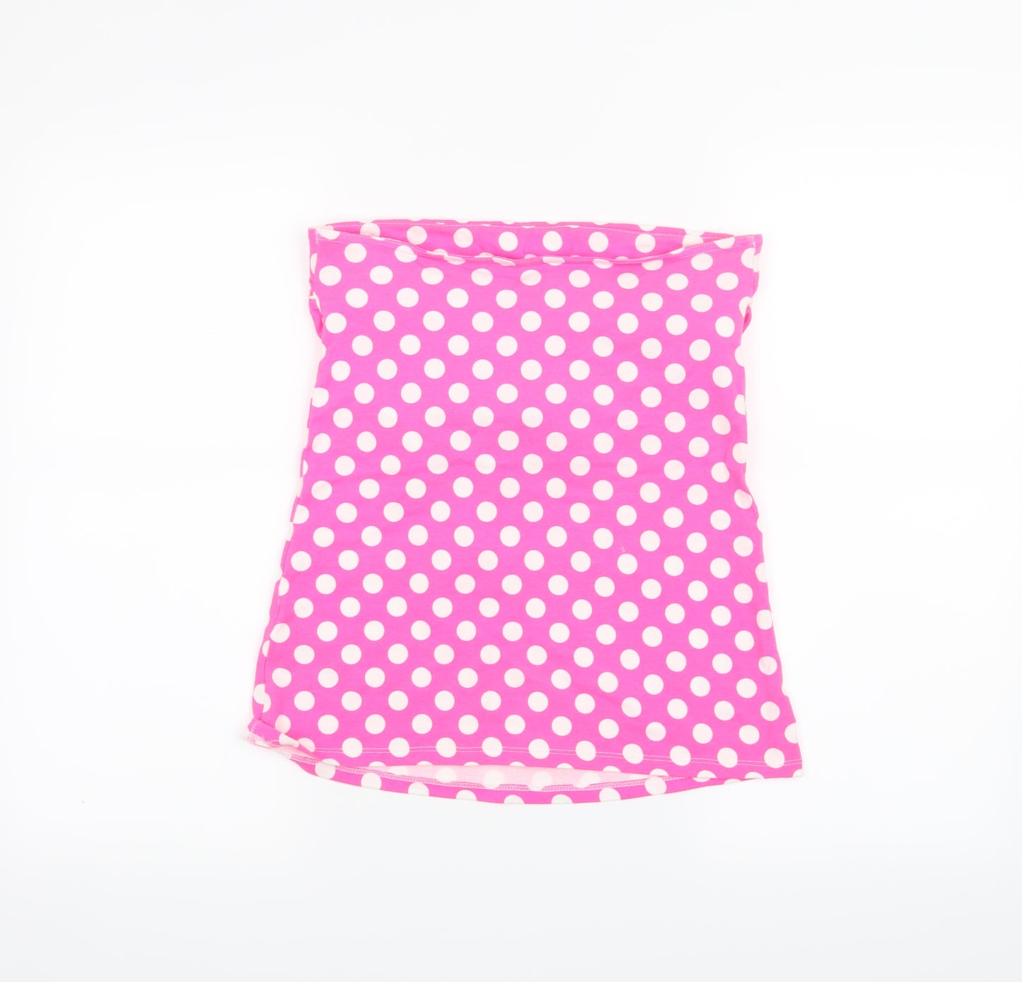 Papaya Womens Pink Polka Dot  Basic Tank Size 12