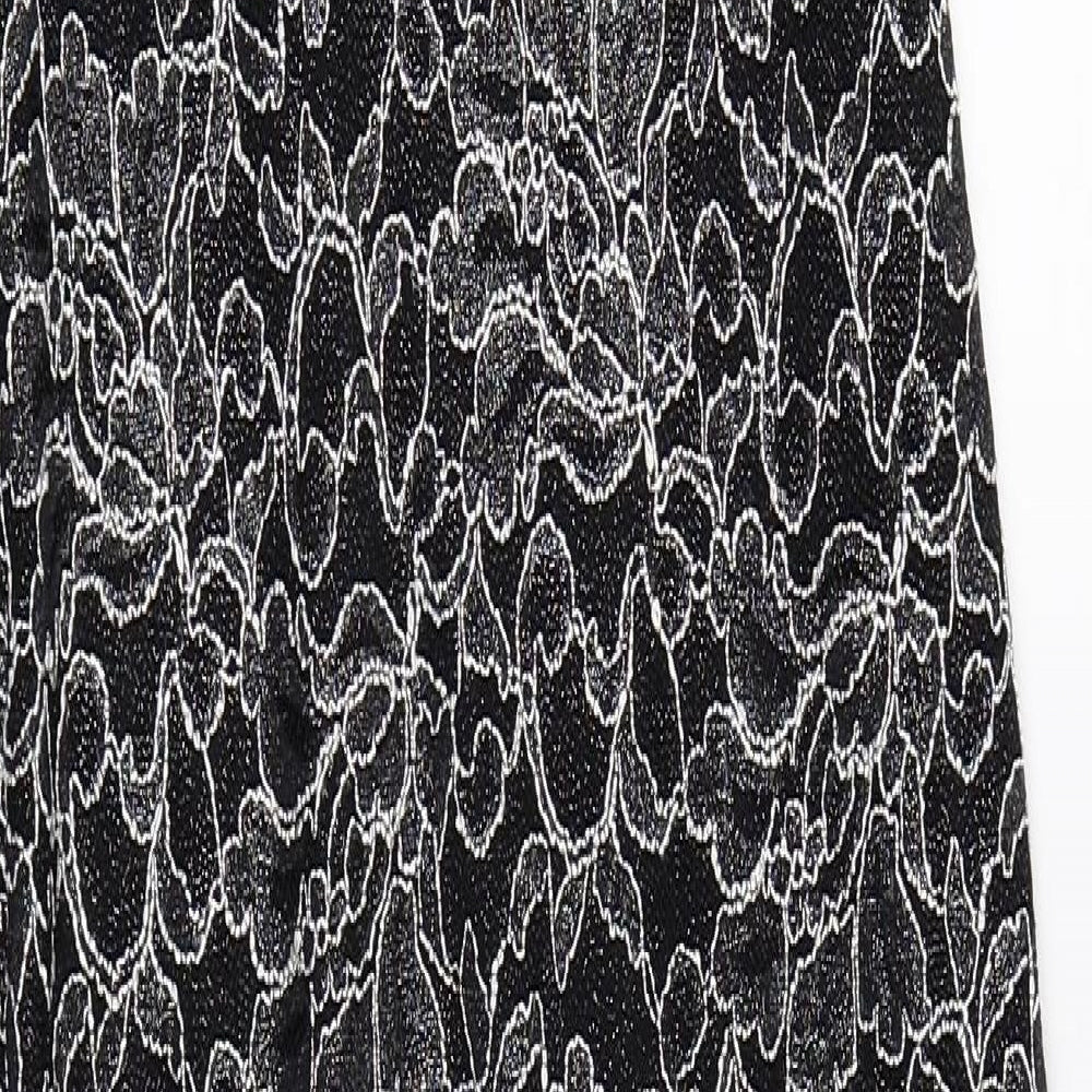 Lipsy Womens Black Floral  Ball Gown  Size 10