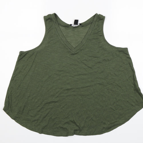 Primark Womens Green   Basic Tank Size 16