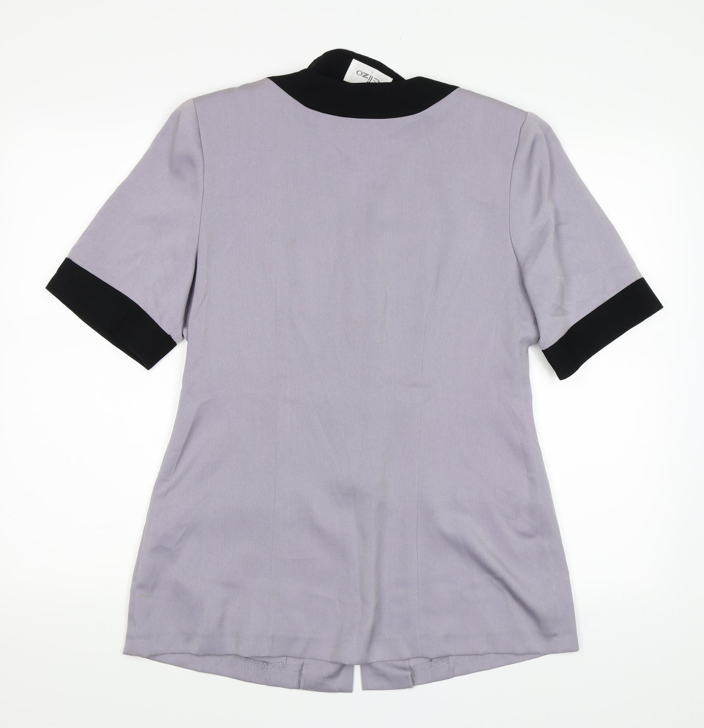Clizo Womens Purple   Basic Button-Up Size L
