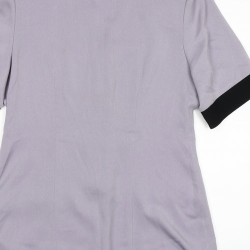 Clizo Womens Purple   Basic Button-Up Size L